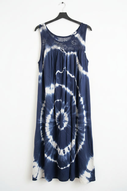 Robe tie and die mi longue