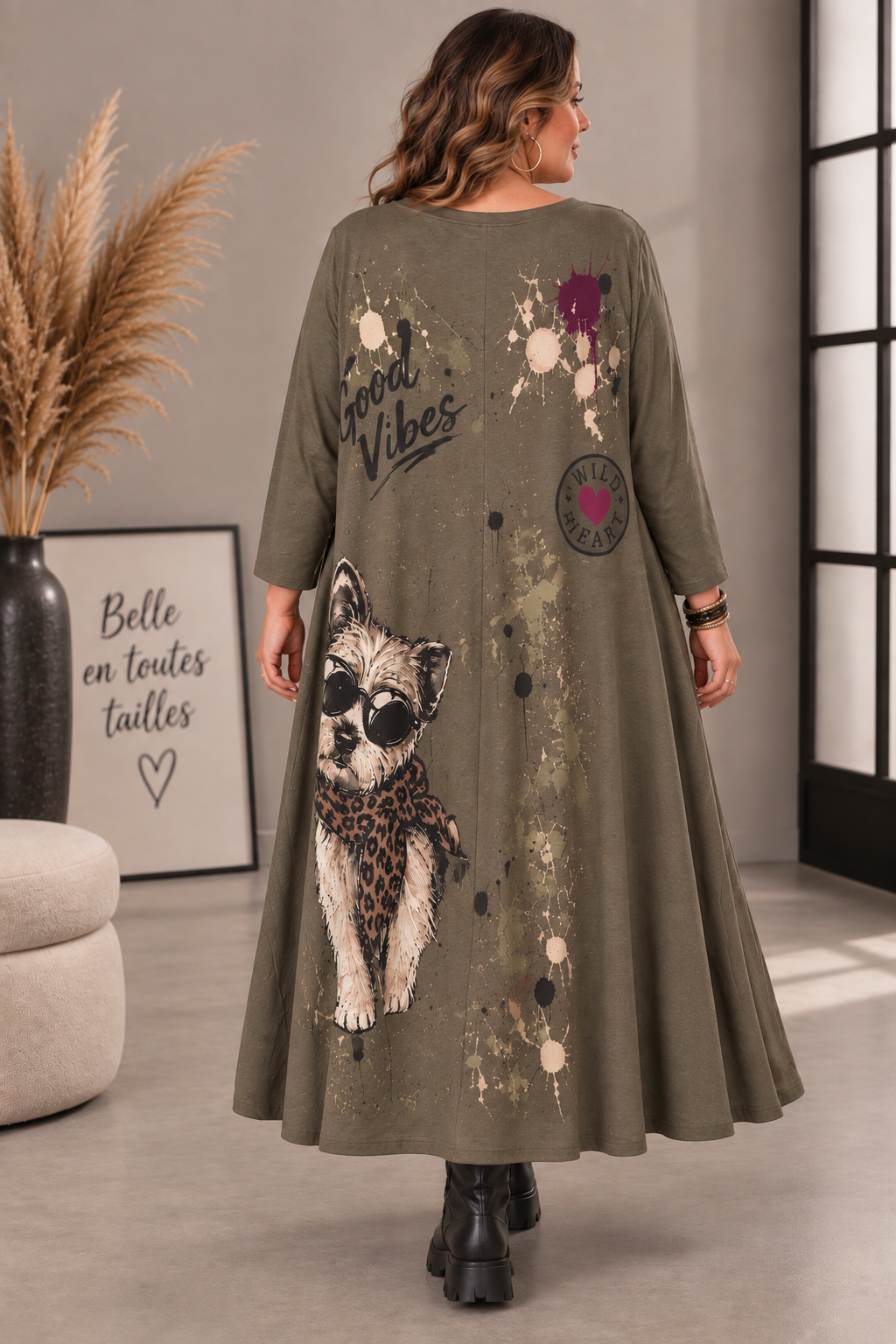 Robe kaki doggy