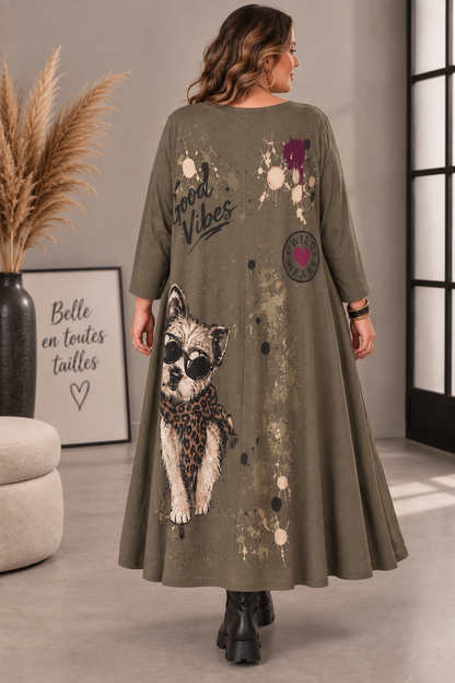 Robe kaki doggy