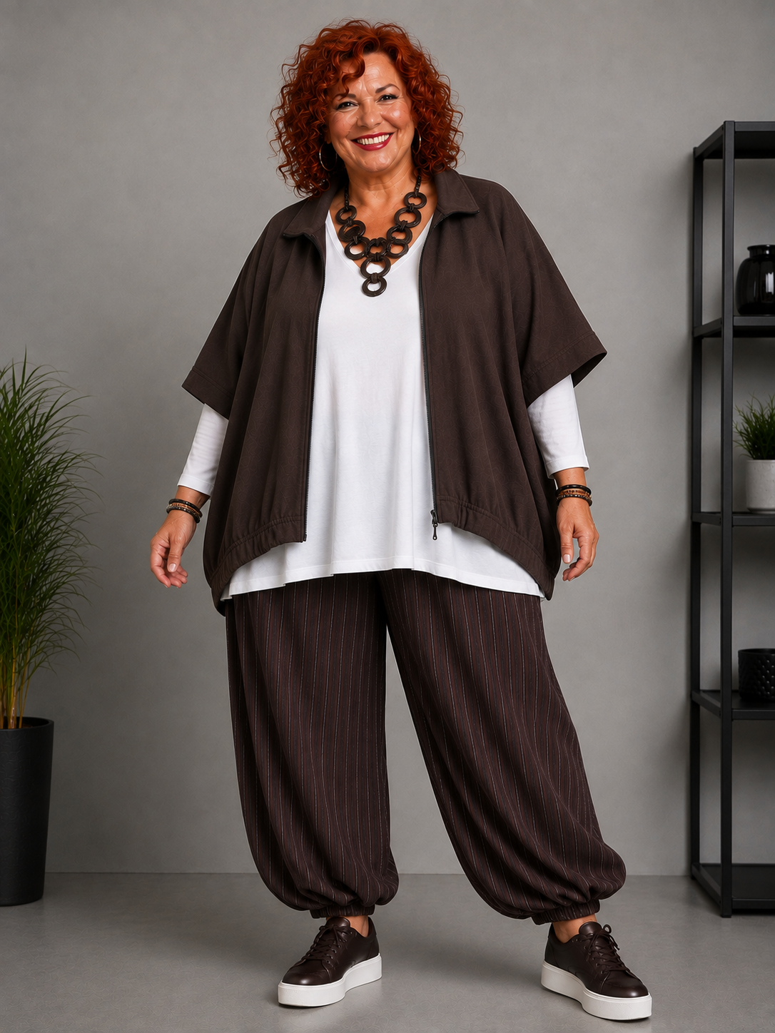 Pantalon Aladin,  rayures tennis