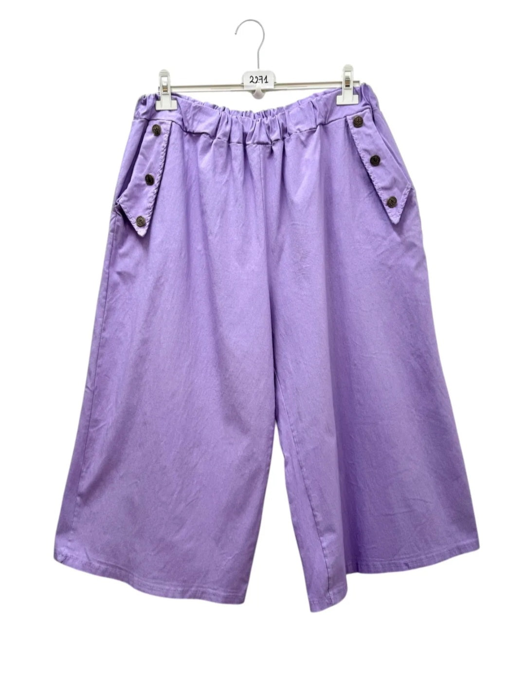 Pantacourt coupe jupe culotte