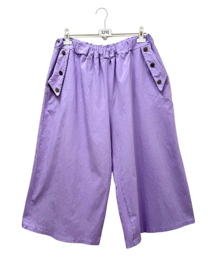 Pantacourt coupe jupe culotte