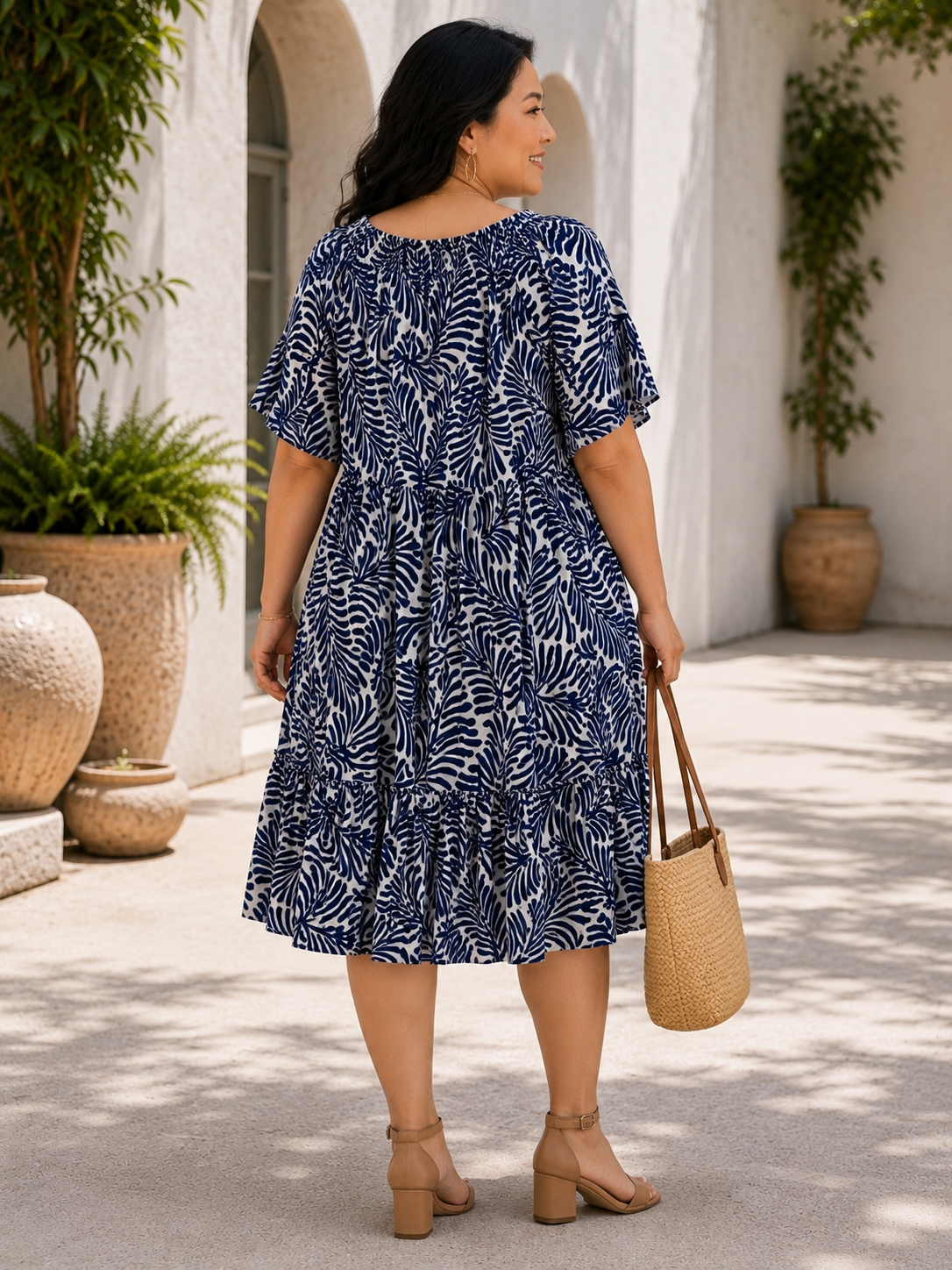 Robe courte inspiration ethnique