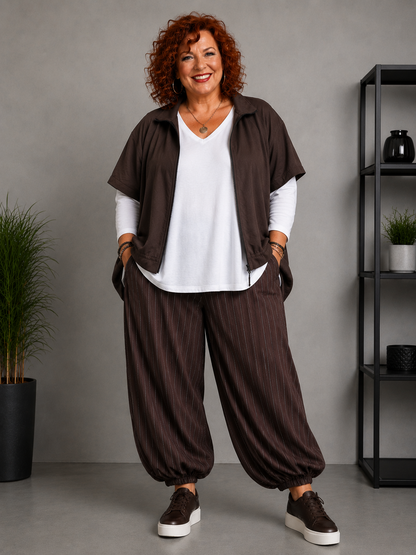 Pantalon Aladin,  rayures tennis