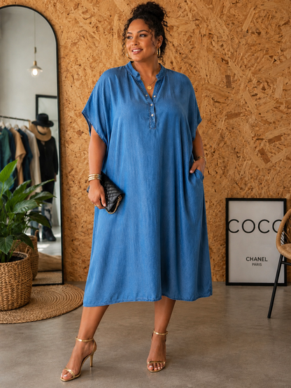 Robe tencel jean