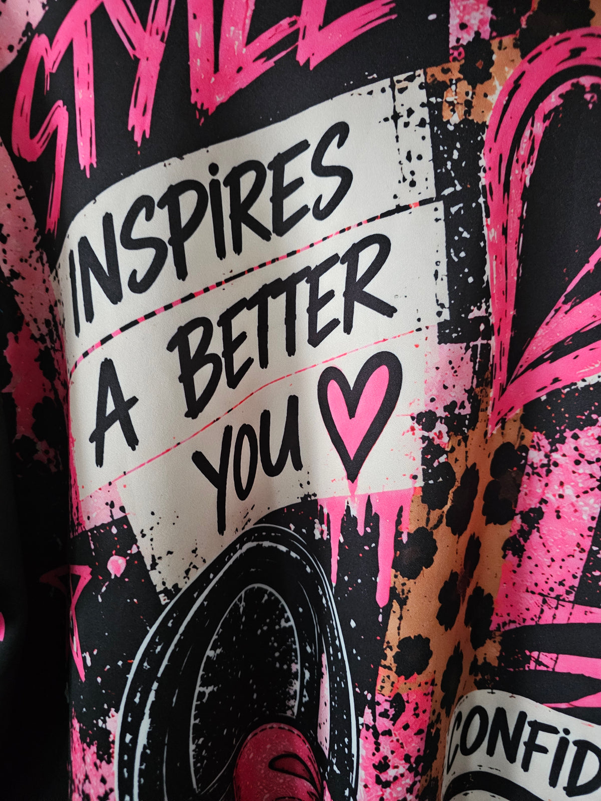 Sweat fillette graffiti