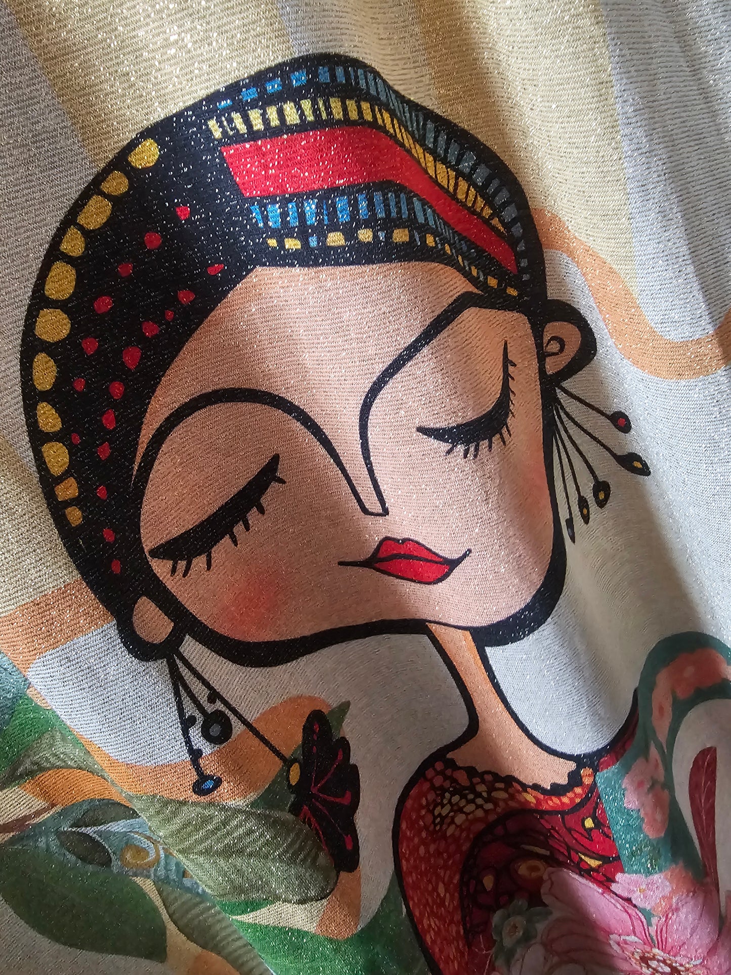 Robe courte évasée ou débardeur long en maille lurex