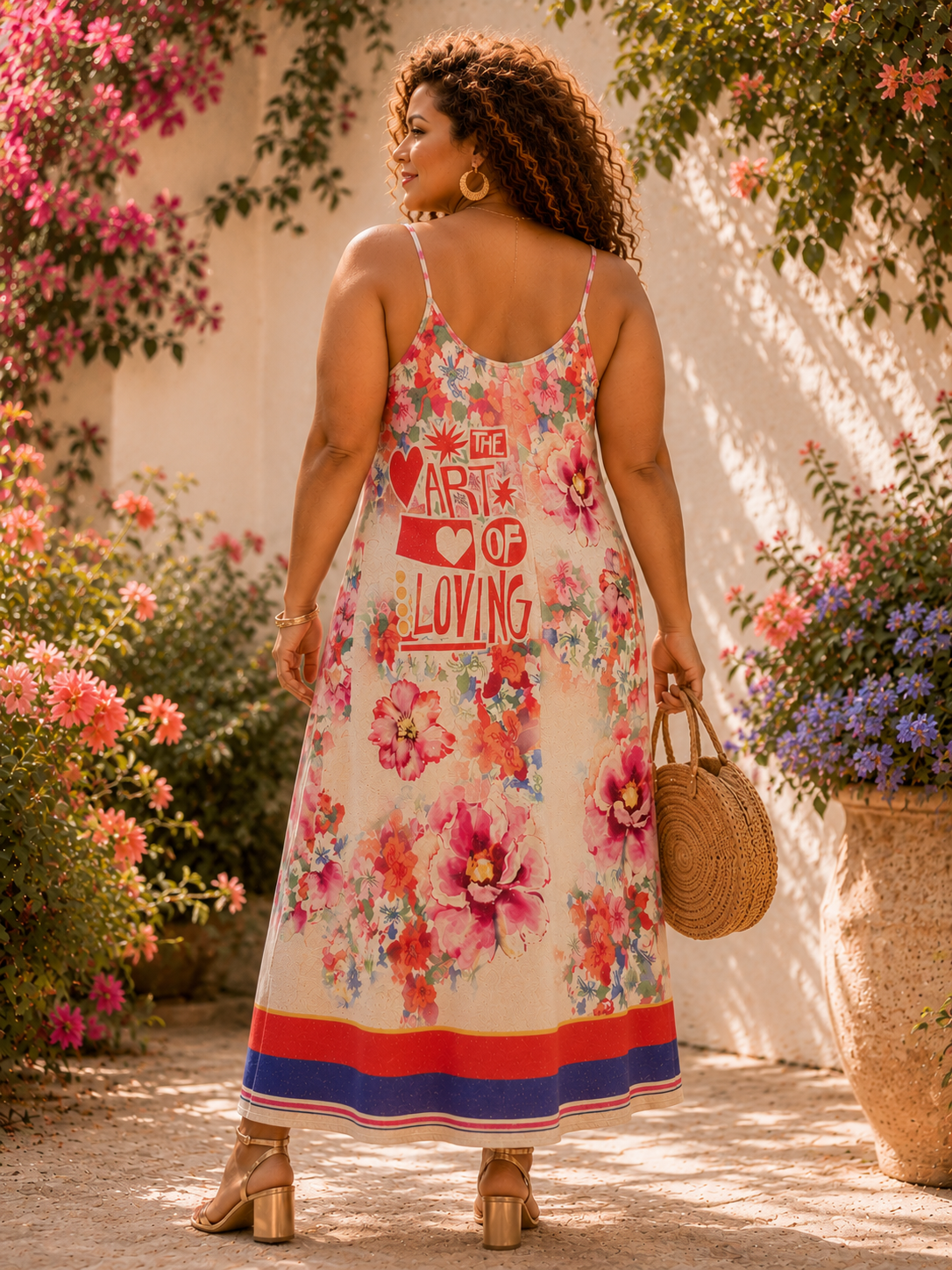 Robe longue à bretelles Frida