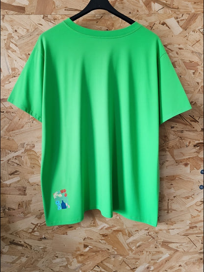 Teeshirt floral vert Brésil ou turquoise