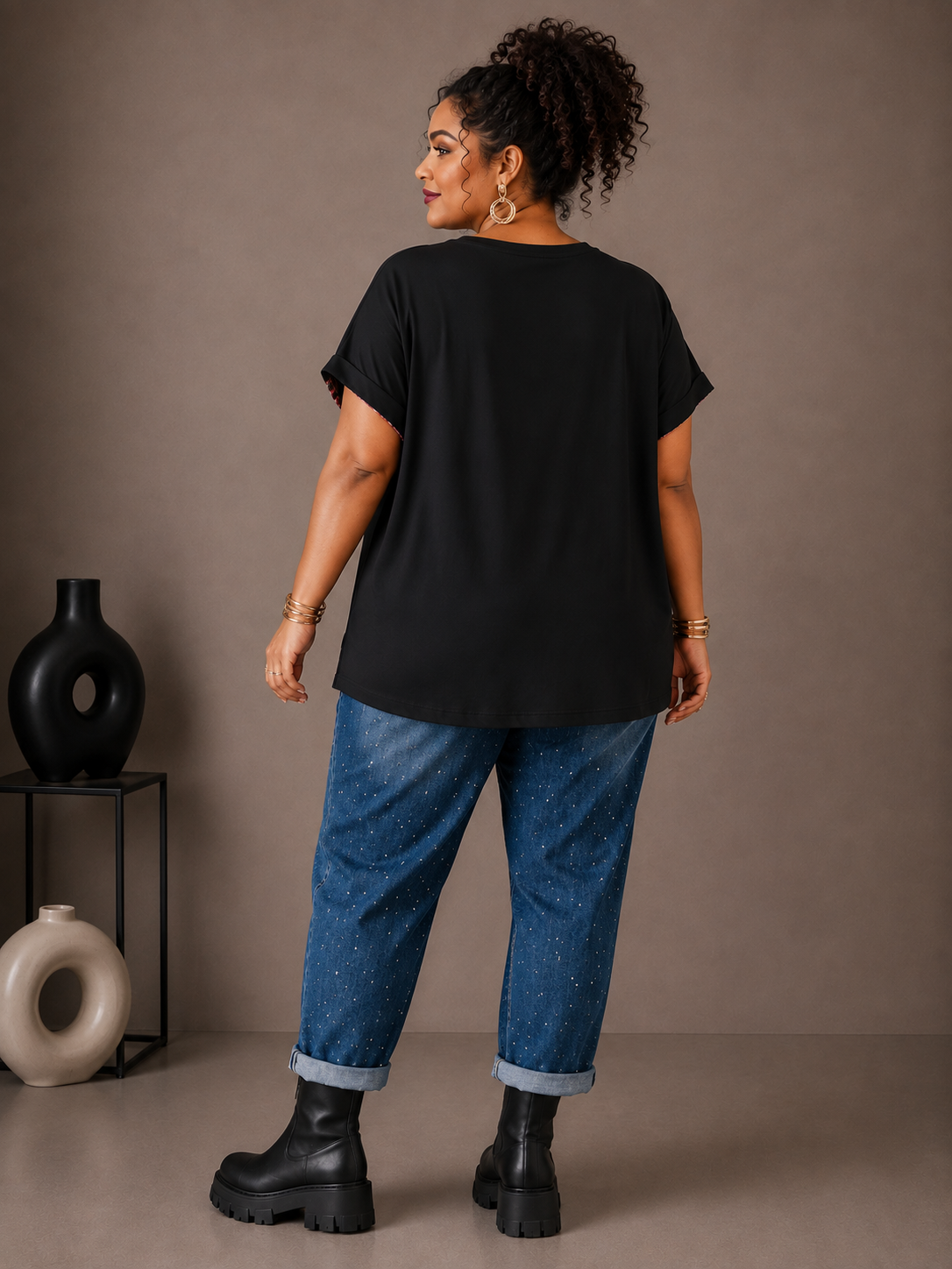 Teeshirt kitty bordeaux, noir , blanc