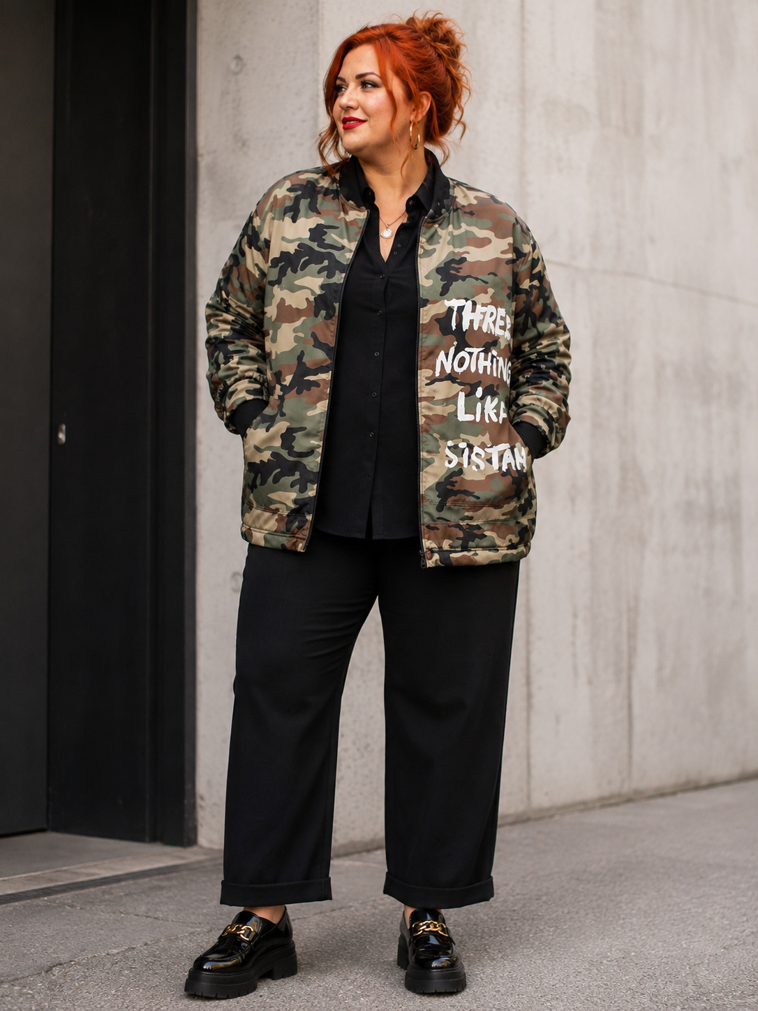 Veste type bomber, inspiration militaire