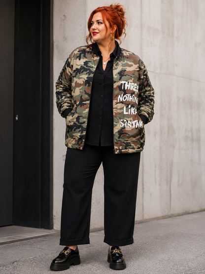 Veste type bomber, inspiration militaire