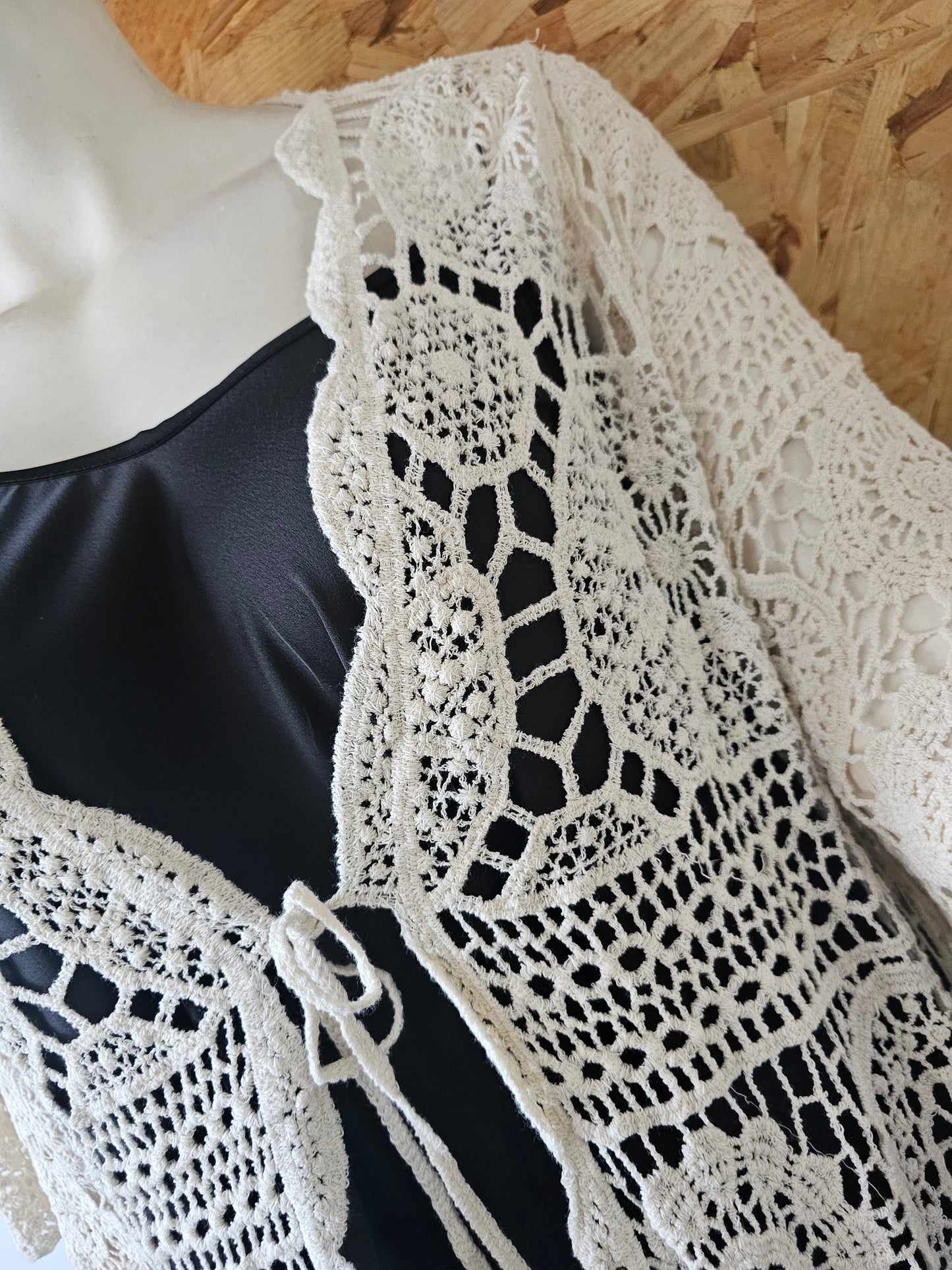 Gilet de crochet en coton
