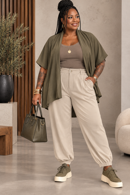 Cargo coton stretch