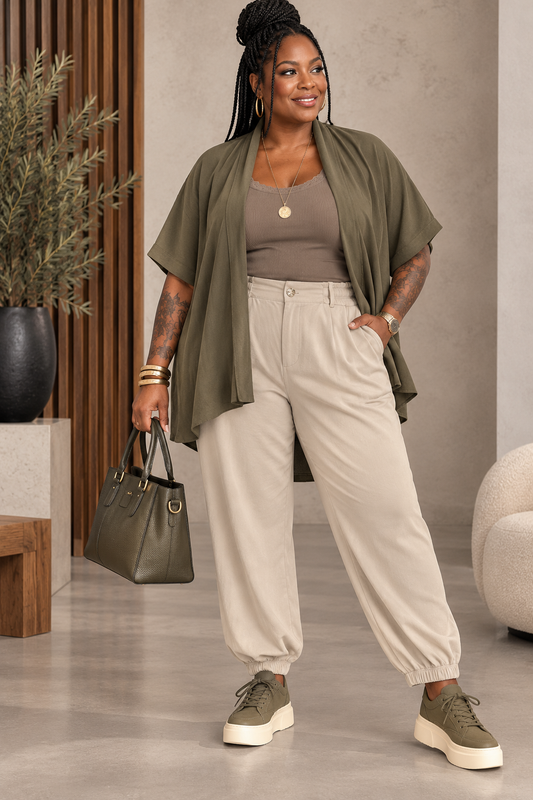 Cargo coton stretch