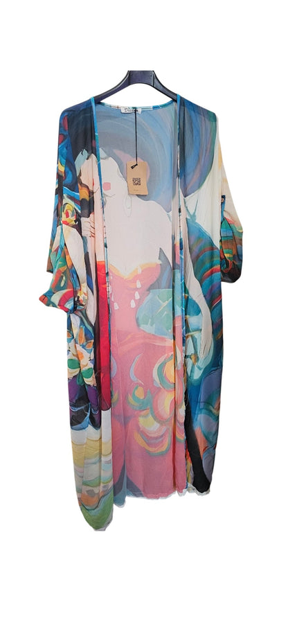 Kimono motif "femme années 20 "