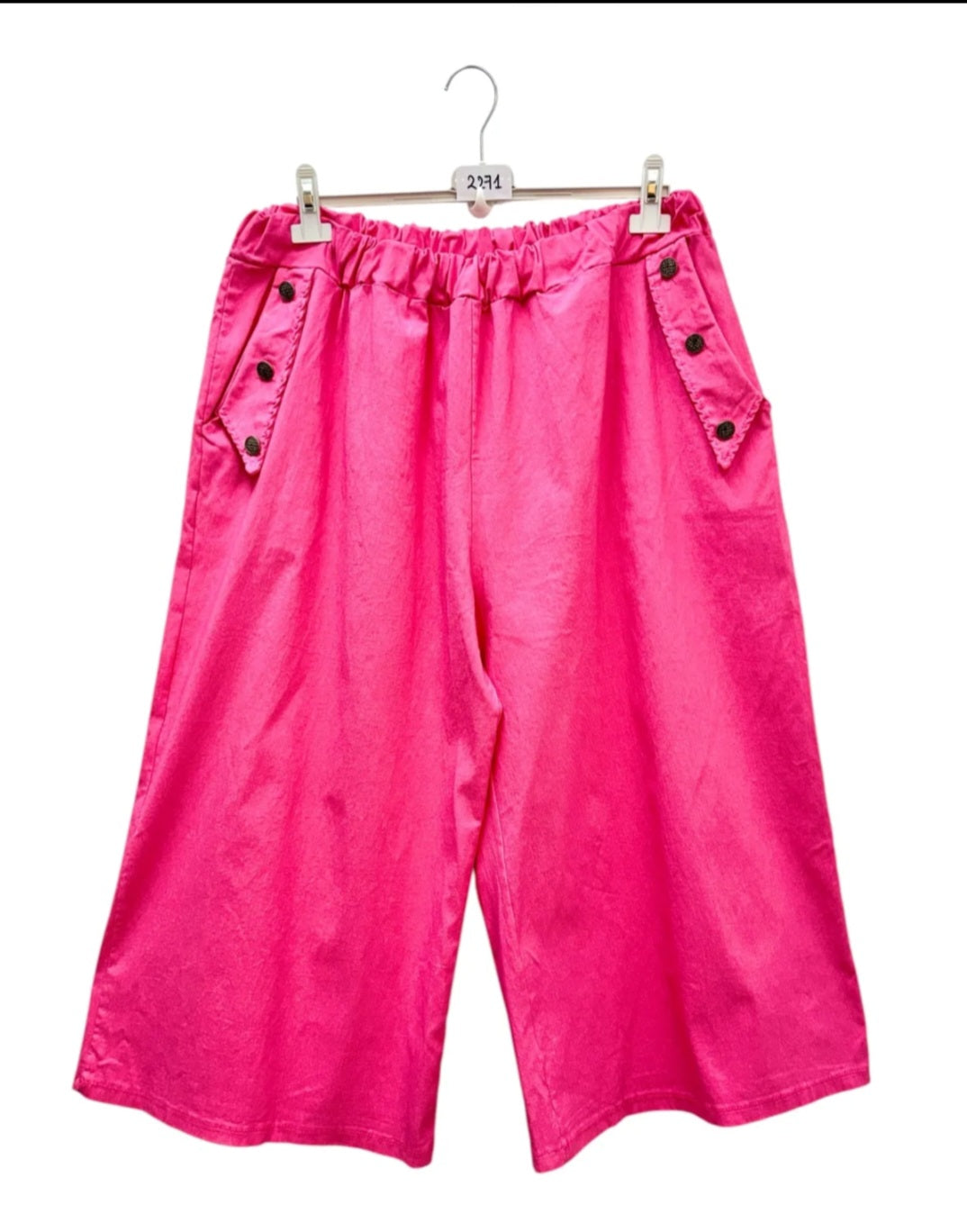 Pantacourt coupe jupe culotte