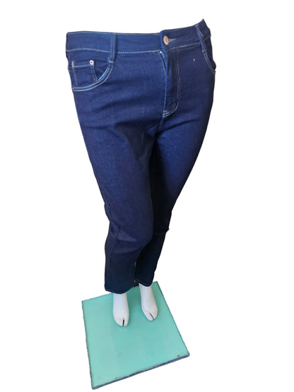 Jeans regular bleu brut