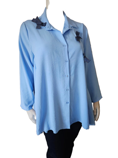 Chemise nœuds jean