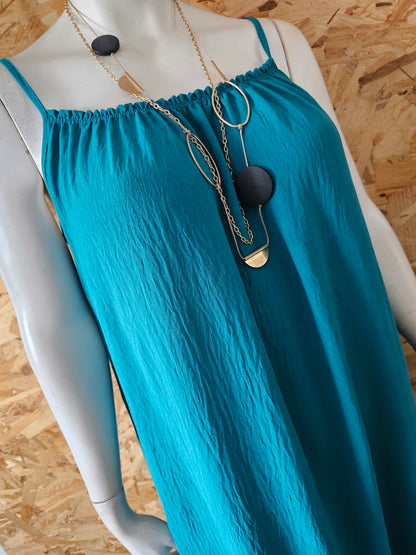 Robe longue à bretelles