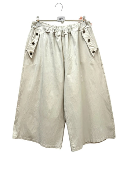 Pantacourt coupe jupe culotte