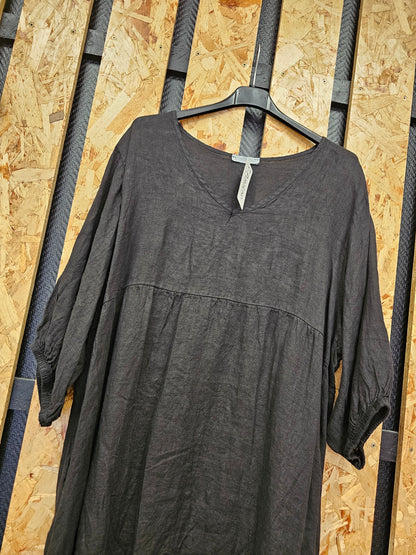 Robe 100% lin coupe bohème