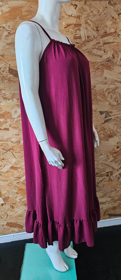 Robe longue à bretelles