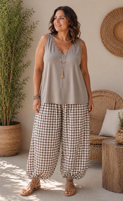 Pantalon Aladin vichy