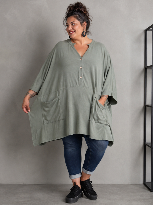Tunique coton super oversize