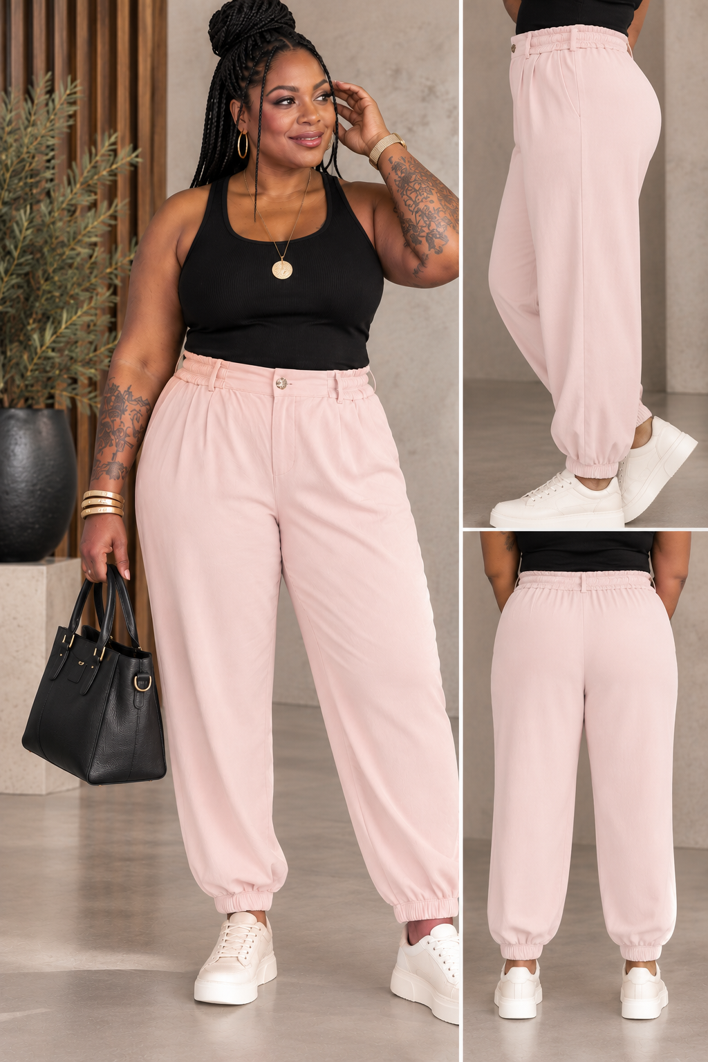 Cargo coton stretch
