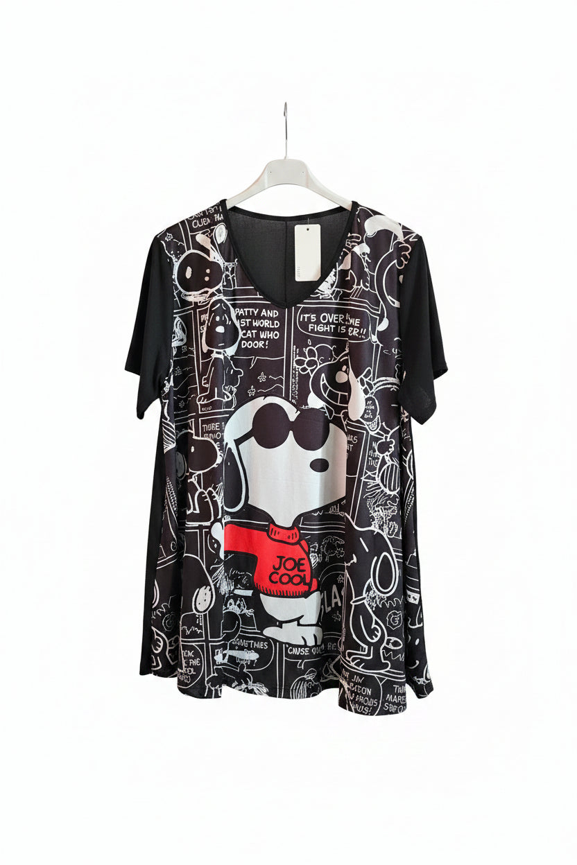 Teeshirt évasé Snoopy