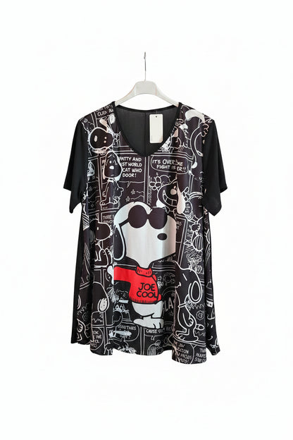 Teeshirt évasé Snoopy