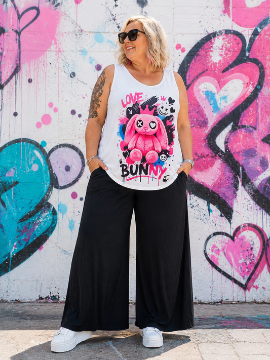 Débardeur motif " lapin street art "