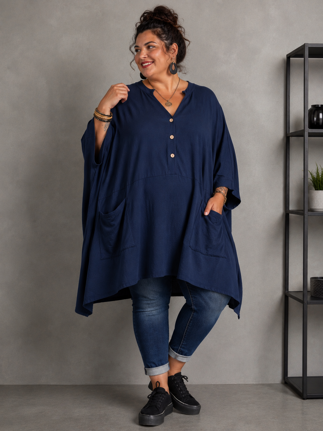 Tunique coton super oversize