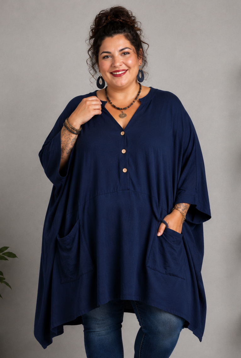 Tunique coton super oversize