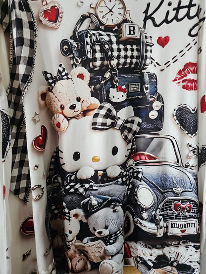 Teeshirt Kitty manches longues