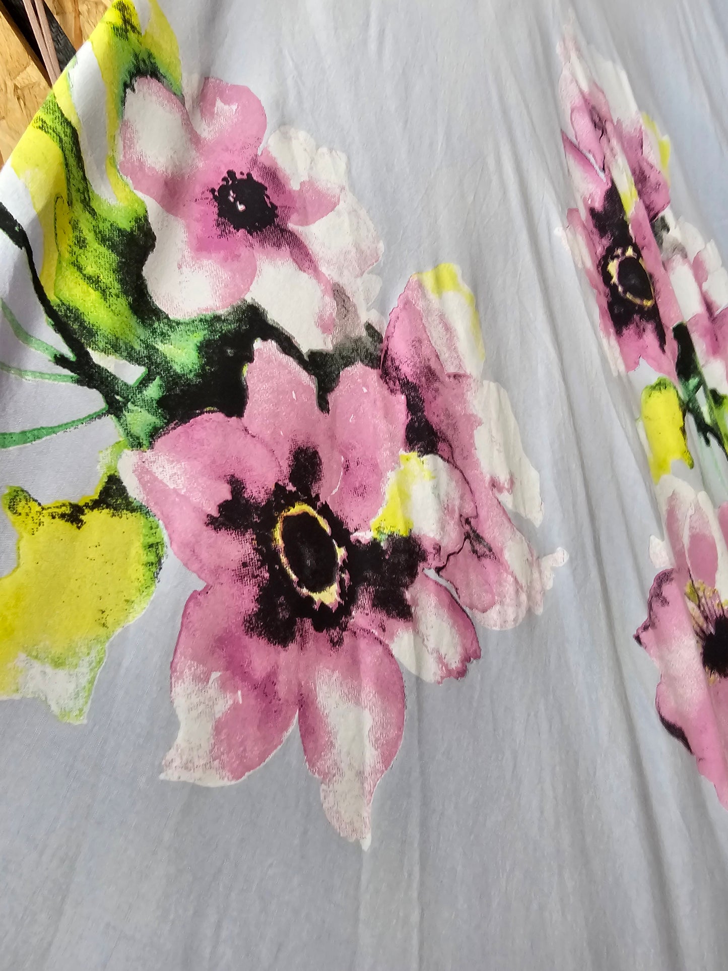 Robe évasée fleurie,  à bretelles