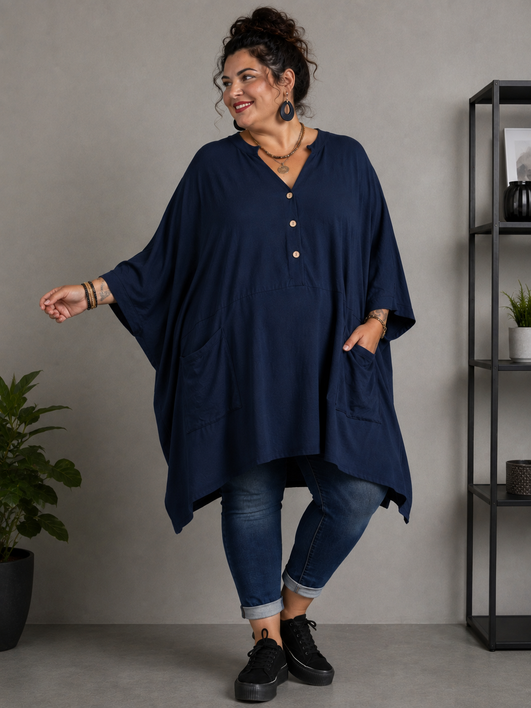 Tunique coton super oversize