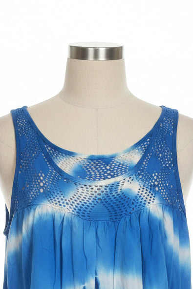 Robe tie and die mi longue