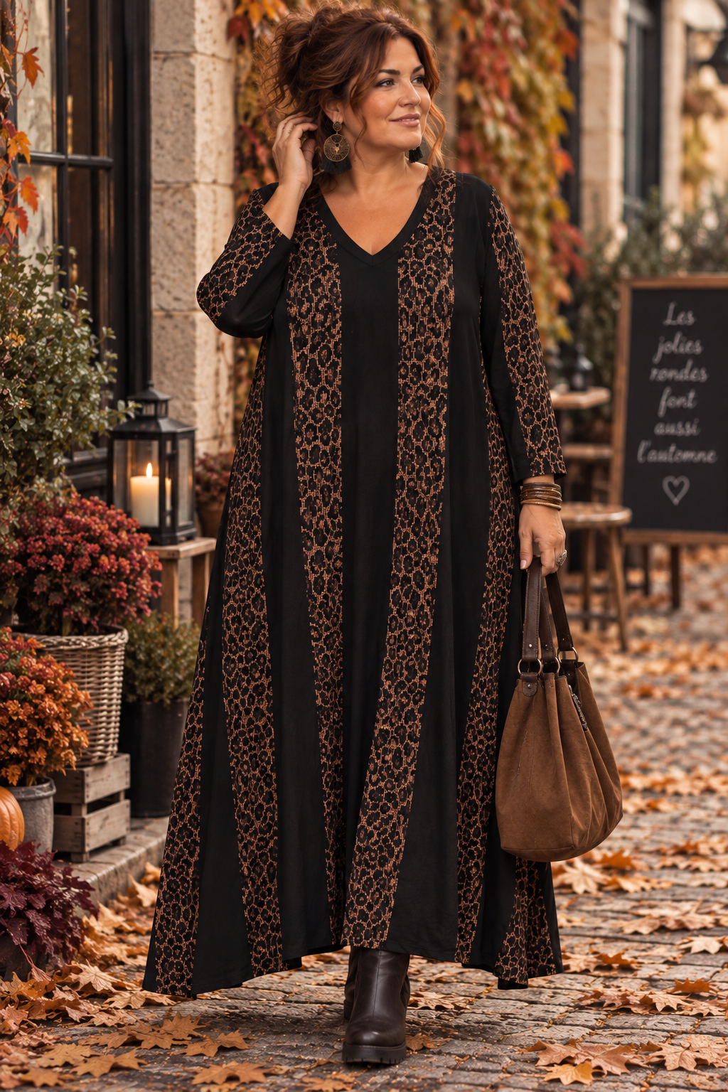 Robe noire rayée léopard 🐆