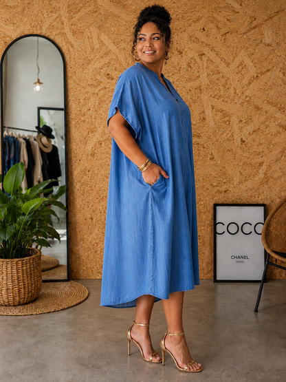Robe tencel jean