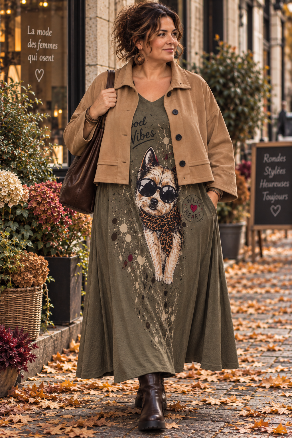 Robe kaki doggy