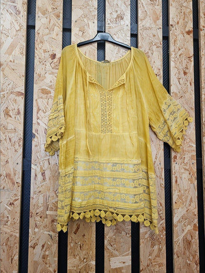 Tunique bohème chic voile de coton