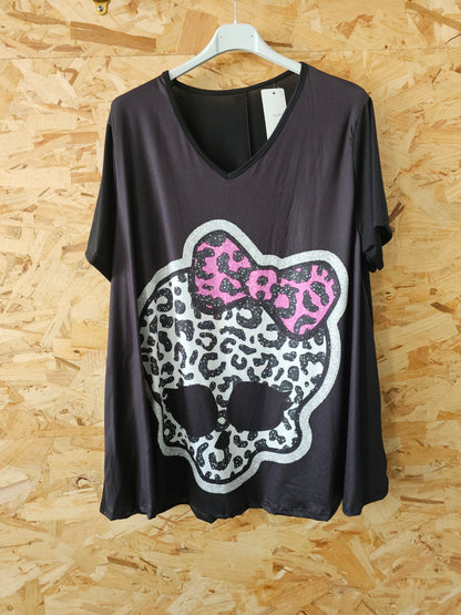 Teeshirt évasé calavera so cute